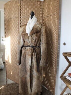 Full length Rabbit Coat circa 1962